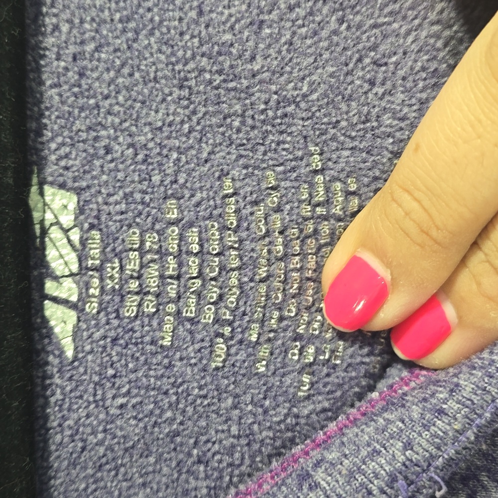 Women's Purple Hoodie Sweater - Picture 5 of 7